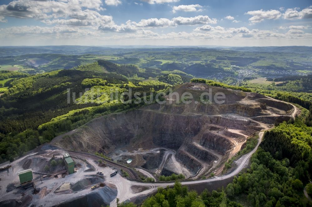 Luftaufnahme Arnsberg - Steinbruch Ebel in Arnsberg im Bundesland Nordrhein-Westfalen