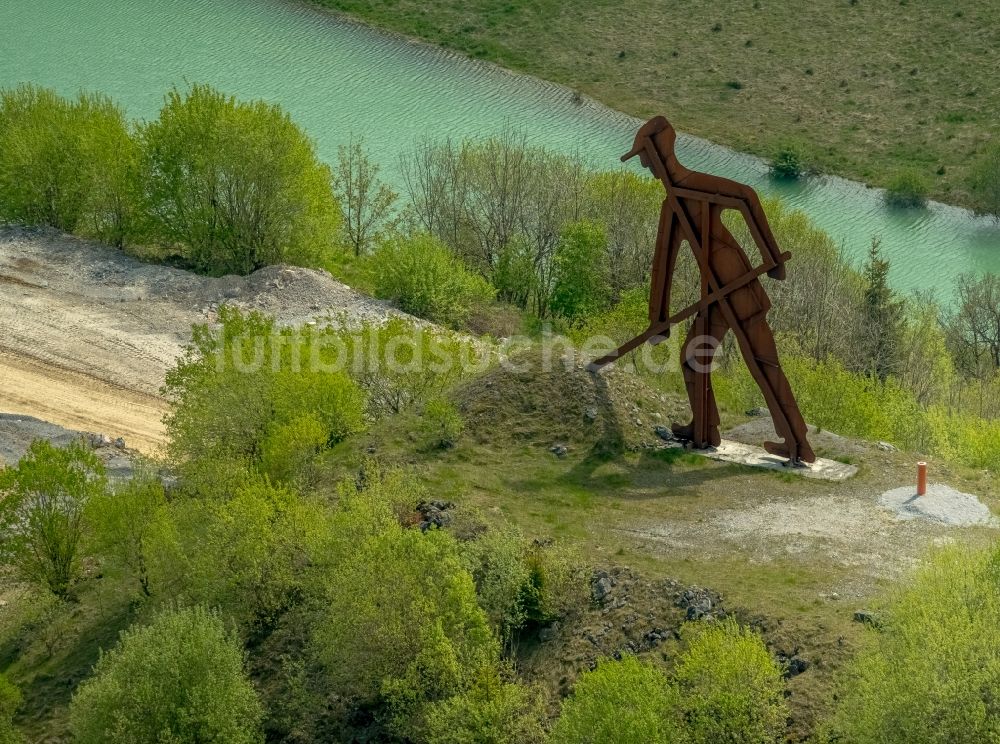 Luftbild Brilon - Steinbruch zum Abbau von der Rheinkalk Messinghausen GmbH & Co. KG in Brilon im Bundesland Nordrhein-Westfalen, Deutschland