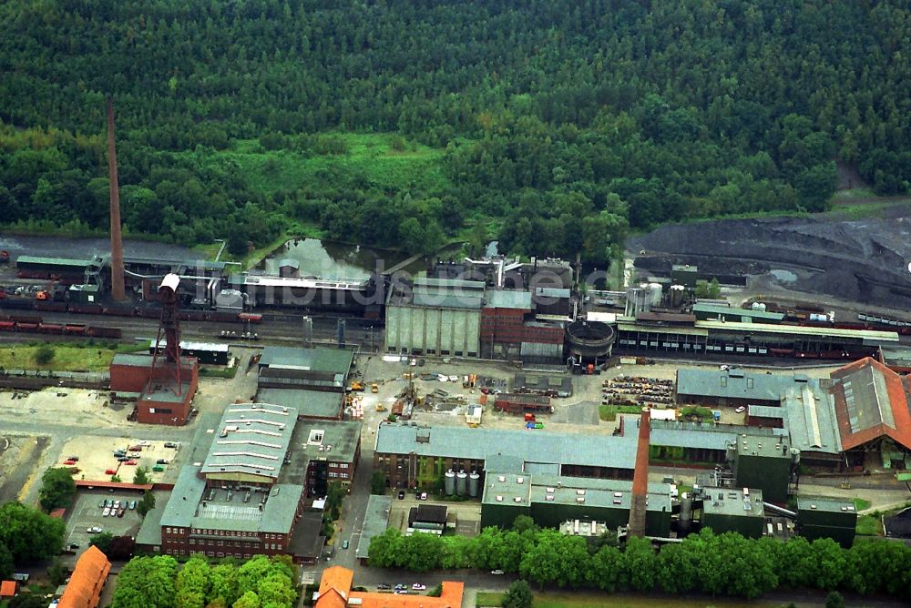 Luftaufnahme Hückelhoven - Steinkohle- und Anthrazitkohle- Zeche Sophia-Jacoba in Hückelhoven im Bundesland Nordrhein-Westfalen