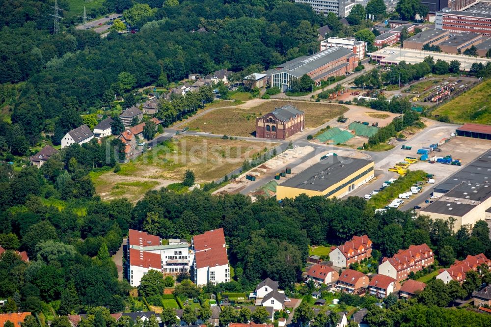 Luftaufnahme Gelsenkirchen - Steinkohle - Tagebau ehemalige Zeche Bergmannsglück in Gelsenkirchen im Bundesland Nordrhein-Westfalen