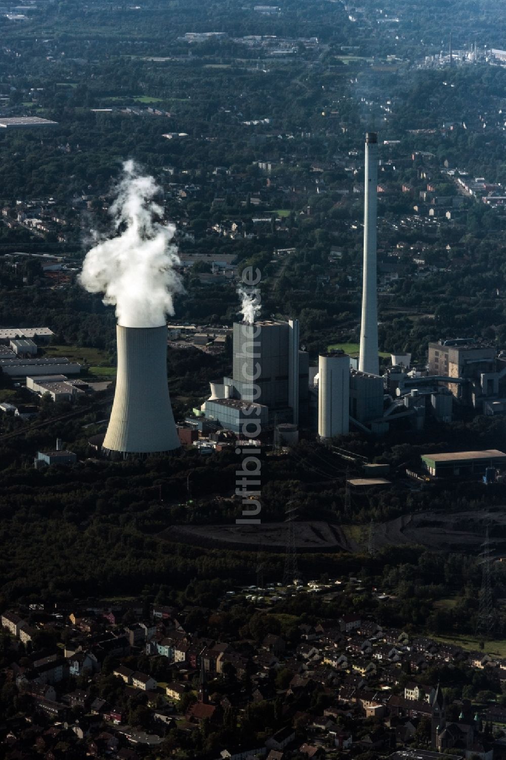 Datteln von oben - Steinkohlekraftwerk Datteln am Dortmund-Ems-Kanal im Bundesland Nordrhein-Westfalen