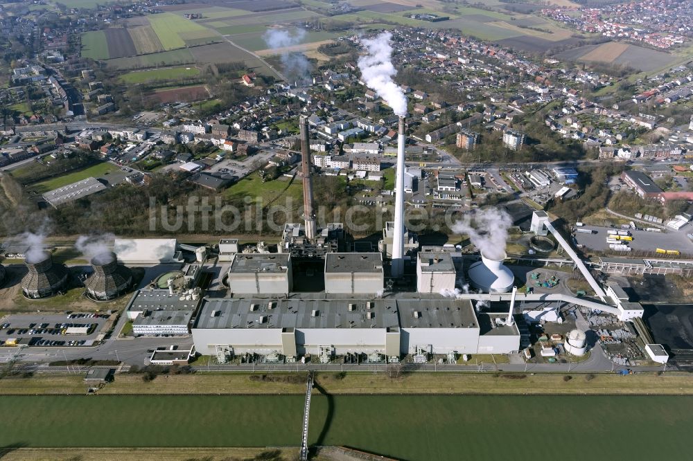 Luftaufnahme Datteln - Steinkohlekraftwerk Datteln der E.ON Kraftwerke GmbH in Datteln, Nordrhein-Westfalen