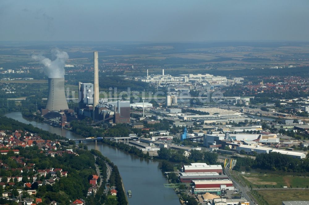 Luftaufnahme Heilbronn - Steinkohlekraftwerk Heilbronn am Neckar im Bundesland Baden-Württemberg