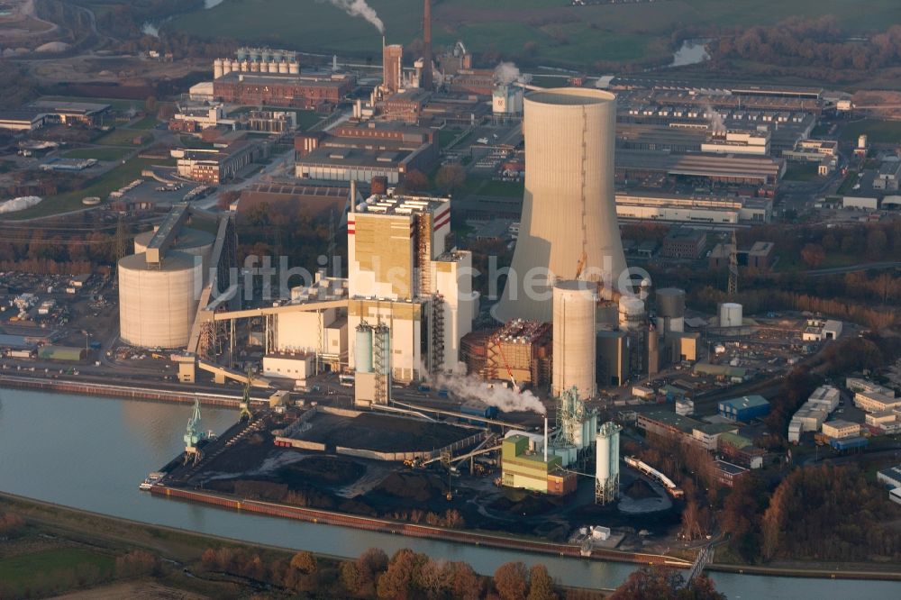 Luftaufnahme Lünen - Steinkohlekraftwerk in Lünen im Bundesland Nordrhein-Westfalen