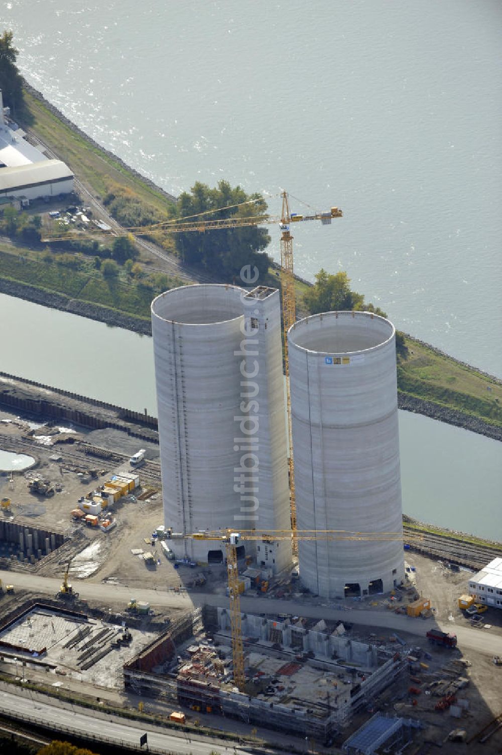 Mannheim aus der Vogelperspektive: Steinkohlekraftwerk Mannheim