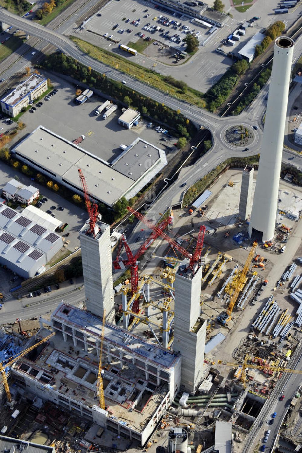 Luftbild Mannheim - Steinkohlekraftwerk Mannheim