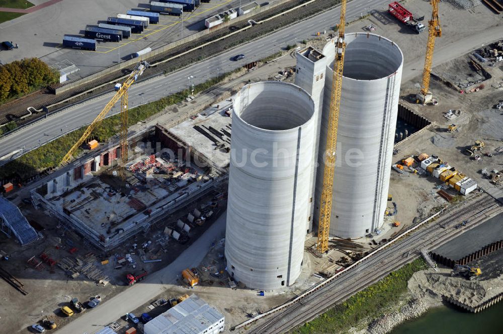 Luftaufnahme Mannheim - Steinkohlekraftwerk Mannheim