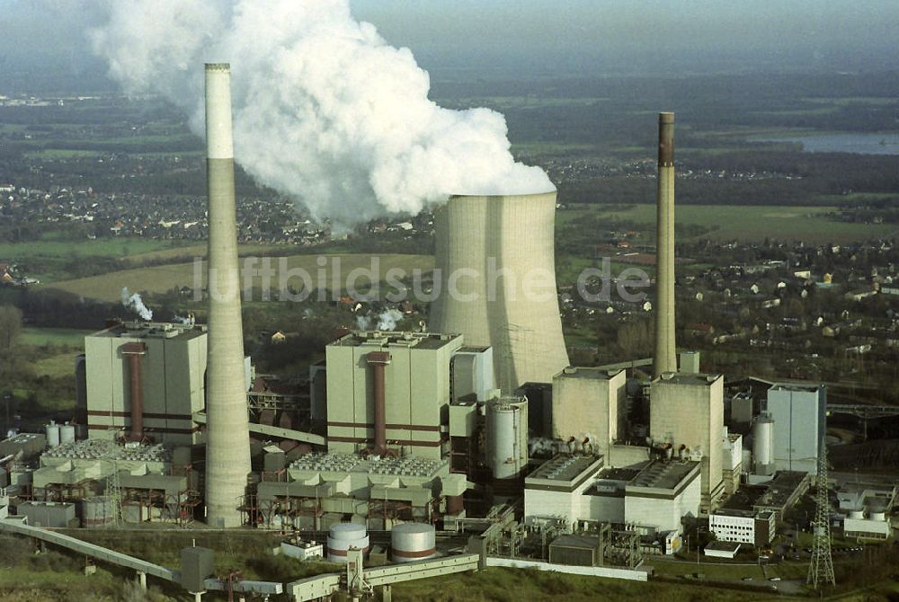 Voerde von oben - Steinkohlekraftwerk in Voerde (Niederrhein) im Kreis Wesel