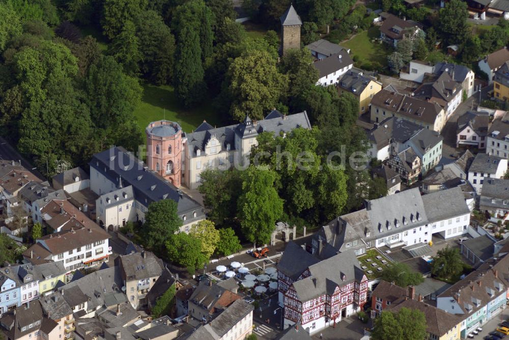 Nassau aus der Vogelperspektive: Stein'sches Schloss