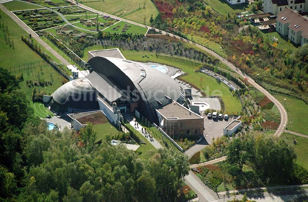 Luftbild Belzig - Steintherme in Belzig