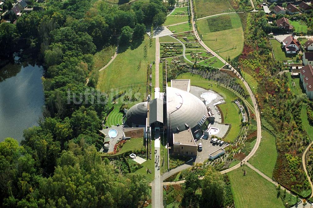 Belzig aus der Vogelperspektive: Steintherme in Belzig