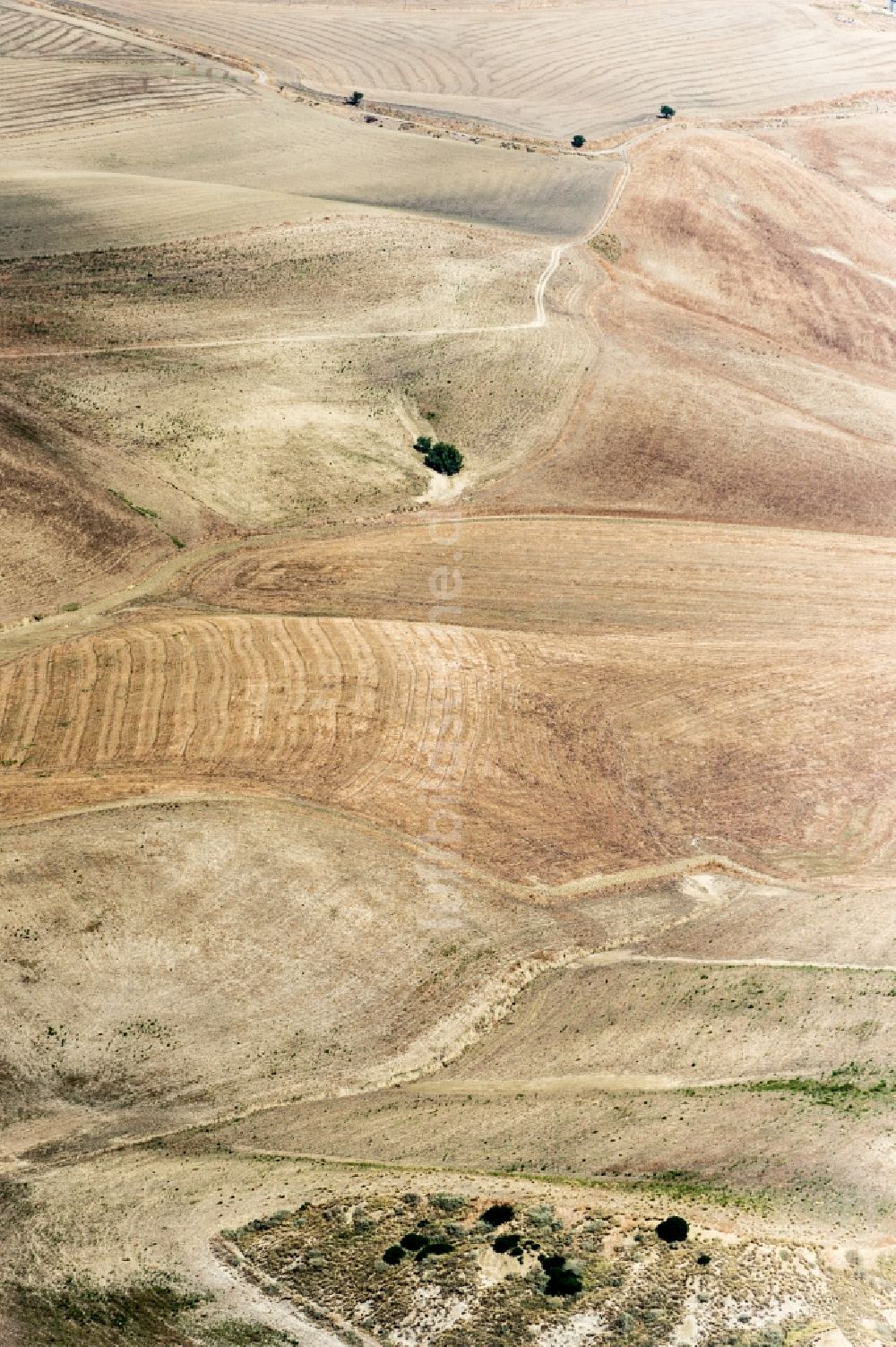 Luftbild Basiliscata - Steppen - Landschaft in Basiliscata in Italien