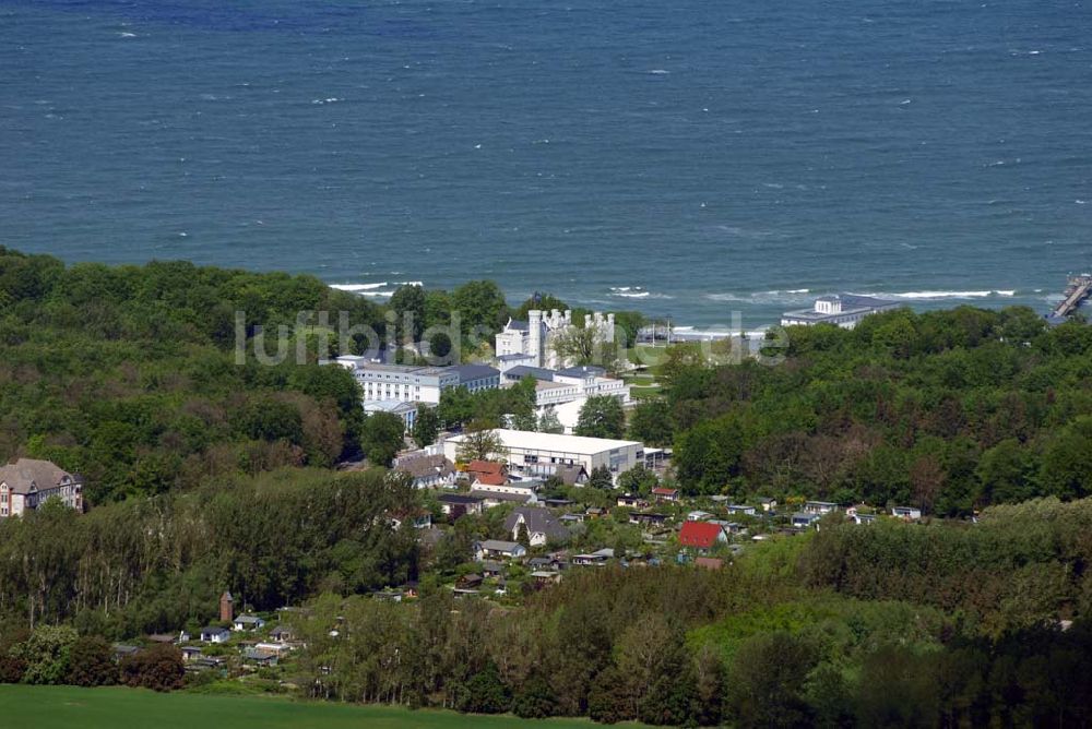 Heiligendamm von oben - 5-Sterne-Kempinski-Hotelanlage Heiligendamm