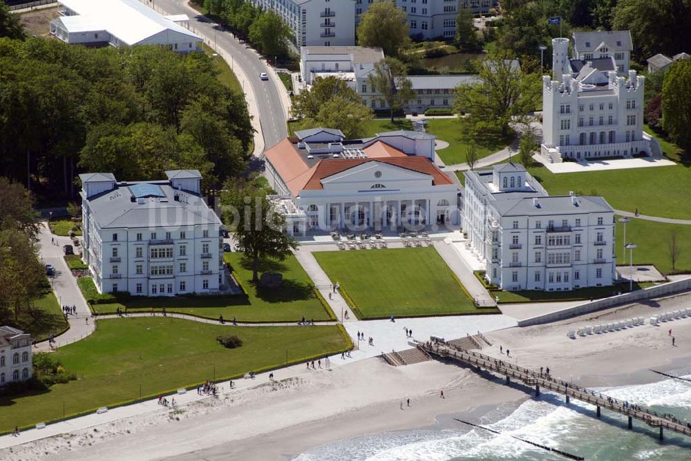 Heiligendamm von oben - 5-Sterne-Kempinski-Hotelanlage Heiligendamm