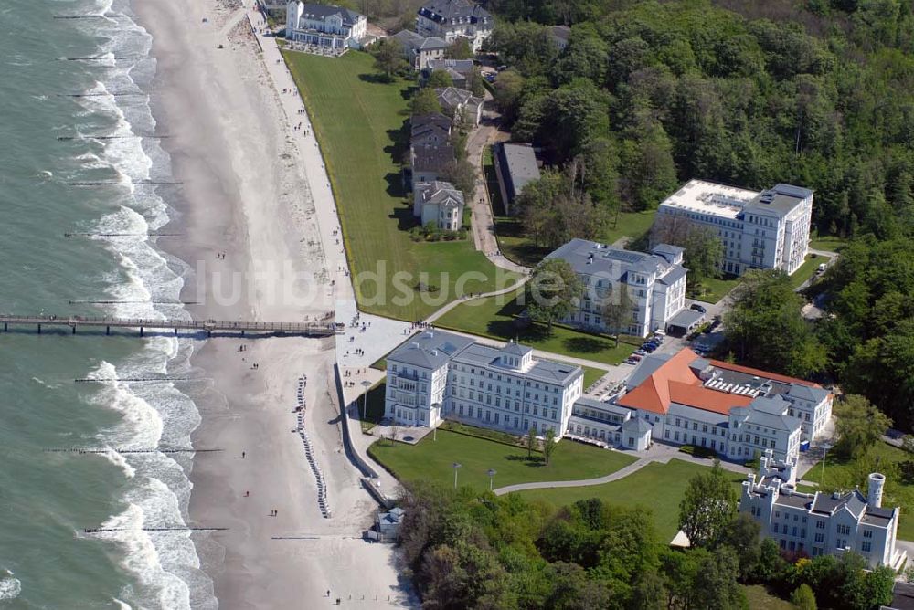 Heiligendamm aus der Vogelperspektive: 5-Sterne-Kempinski-Hotelanlage Heiligendamm