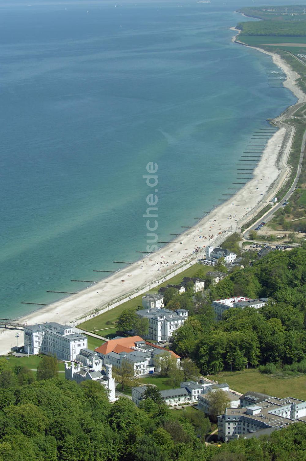 Luftaufnahme Bad Doberan - Heiligendamm - 5-Sterne-Kempinski-Hotelanlage Heiligendamm