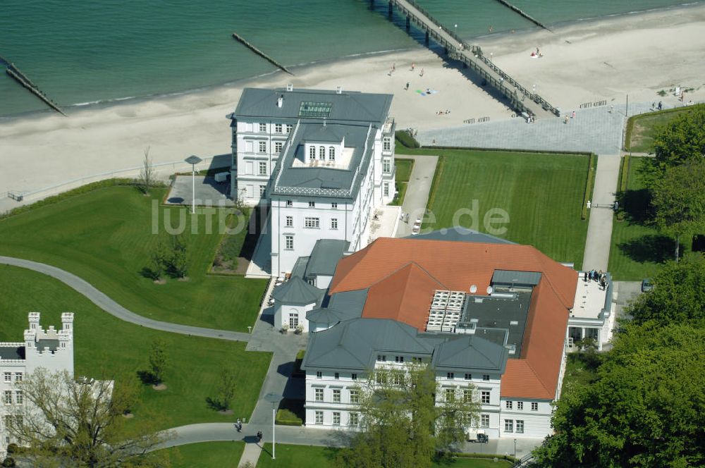 Bad Doberan - Heiligendamm aus der Vogelperspektive: 5-Sterne-Kempinski-Hotelanlage Heiligendamm