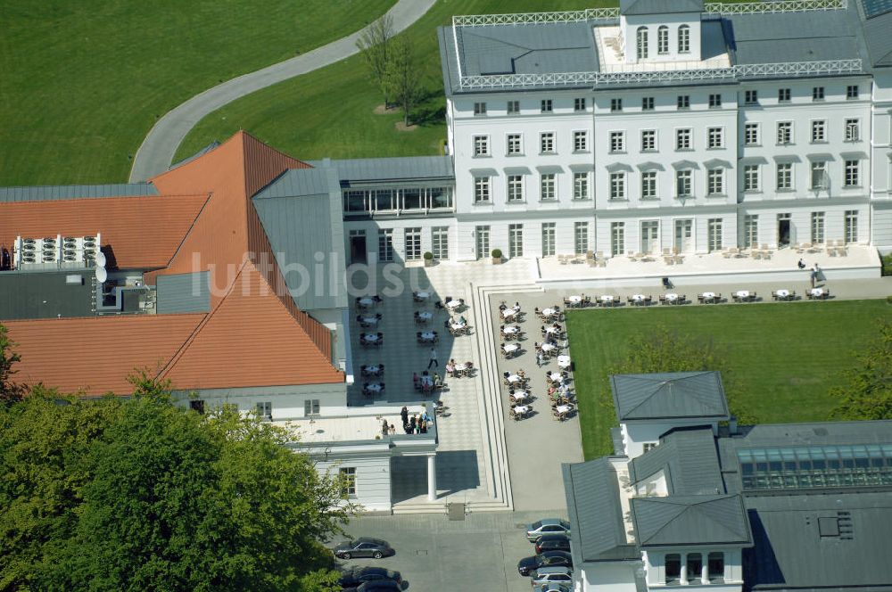 Bad Doberan - Heiligendamm aus der Vogelperspektive: 5-Sterne-Kempinski-Hotelanlage Heiligendamm