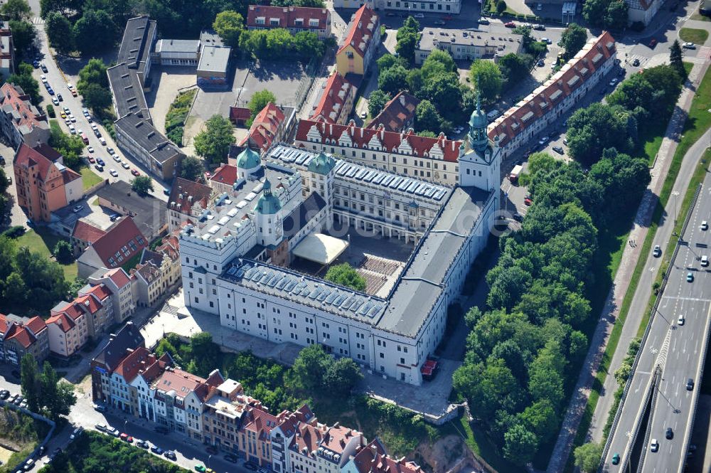 Luftbild Stettin / Szczecin - Stettiner Schloß / Schloss der Herzöge von Pommern in Stettin / Szczecin