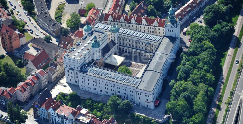 Luftaufnahme Stettin / Szczecin - Stettiner Schloß / Schloss der Herzöge von Pommern in Stettin / Szczecin