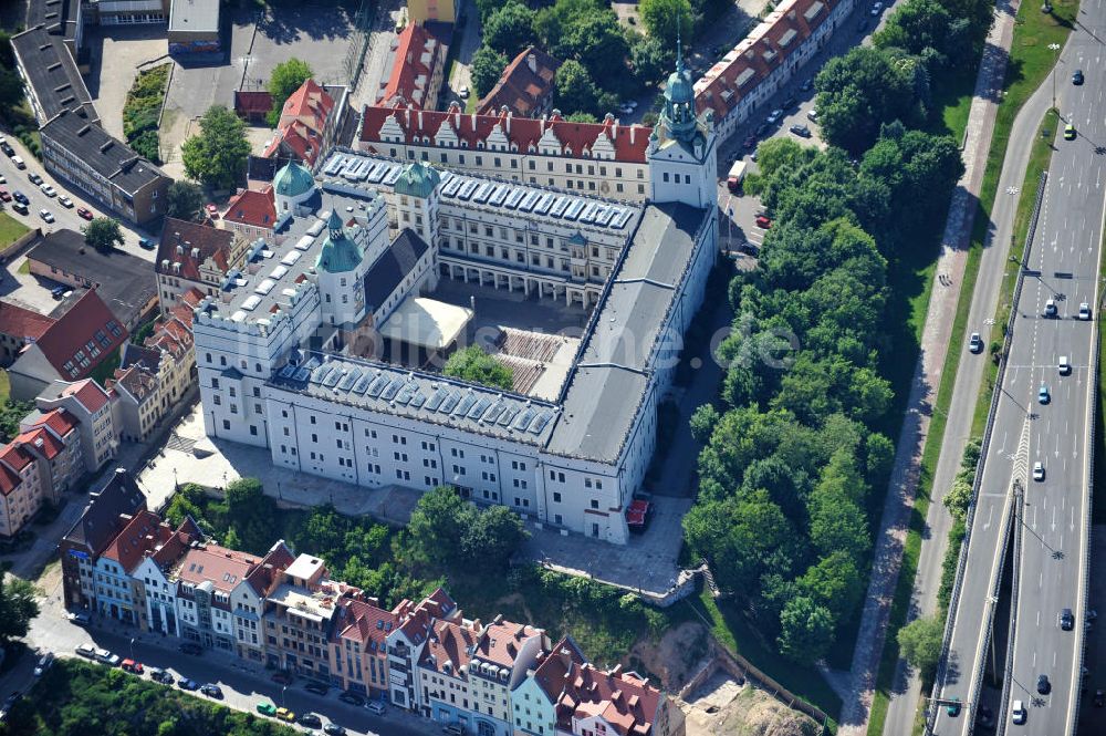 Stettin / Szczecin von oben - Stettiner Schloß / Schloss der Herzöge von Pommern in Stettin / Szczecin