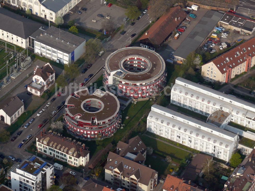 Freiburg von oben - Stühlinger Freiburg