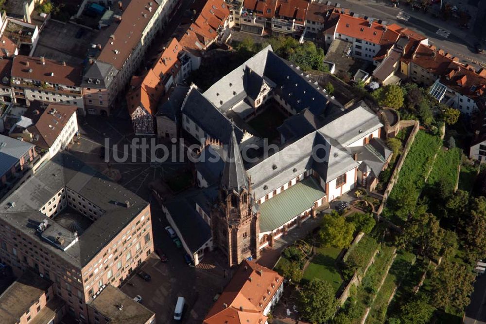 Luftbild Aschaffenburg - Stiftspfarrei St. Peter und Alexander