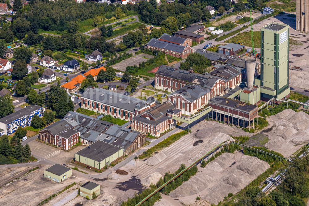 Luftbild Gelsenkirchen - Stillgelegter Steinkohle- Tagebau des DSK Bergwerk Lippe / Zeche Westerholt in Gelsenkirchen im Bundesland Nordrhein-Westfalen, Deutschland