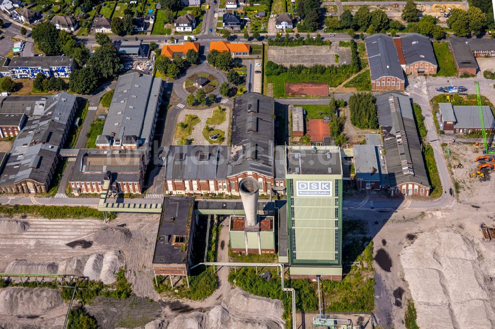 Gelsenkirchen von oben - Stillgelegter Steinkohle- Tagebau des DSK Bergwerk Lippe / Zeche Westerholt in Gelsenkirchen im Bundesland Nordrhein-Westfalen, Deutschland