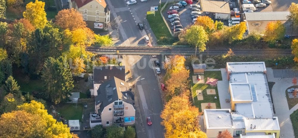 Luftbild Witten - Stillgelegtes Bahn- Brückenbauwerk in Witten im Bundesland Nordrhein-Westfalen