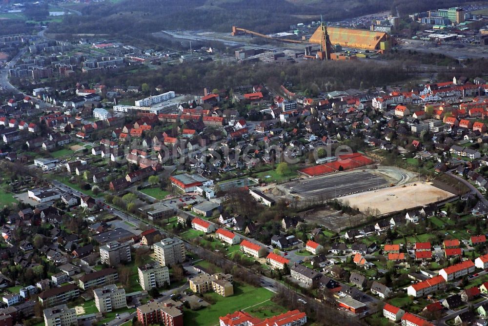 Bergkamen von oben - Stillgelegtes Steinkohlebergwerk Zeche Monopol Grimberg1/2 in Bergkamen im Bundesland Nordrhein-Westfalen