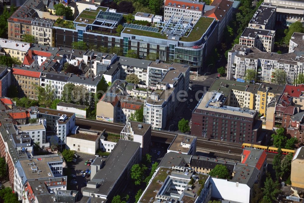 Luftaufnahme Berlin - Stilwerk in der Kantstraße in der City-West im Stadtteil Charlottenburg von Berlin