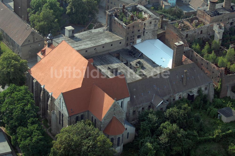 Nienburg aus der Vogelperspektive: St.Marien und Cyprian (Nienburg)