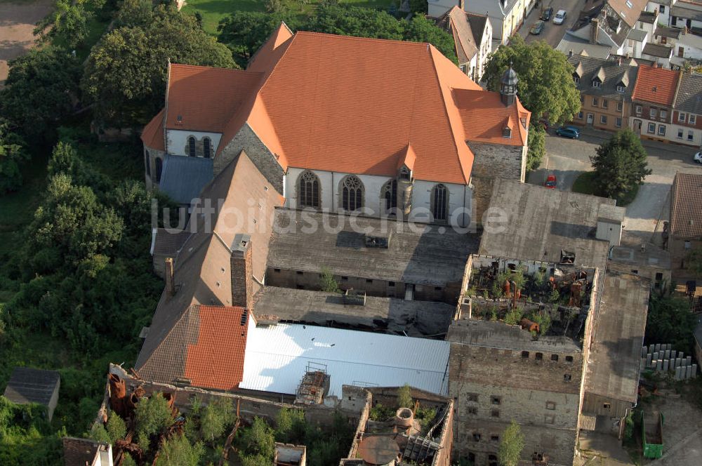 Luftbild Nienburg - St.Marien und Cyprian (Nienburg)