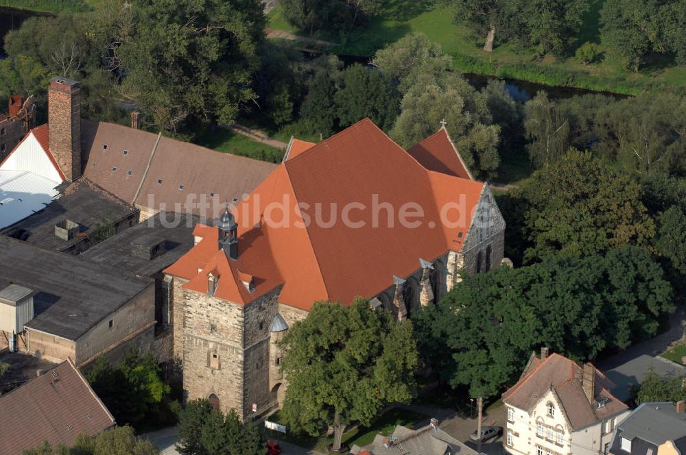 Luftaufnahme Nienburg - St.Marien und Cyprian (Nienburg)