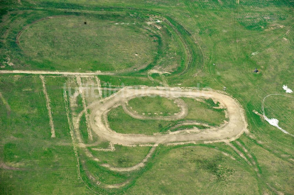 Altlandsberg OT Wegendorf aus der Vogelperspektive: Stockcar Rennbahn / Sandbahn Wegendorf