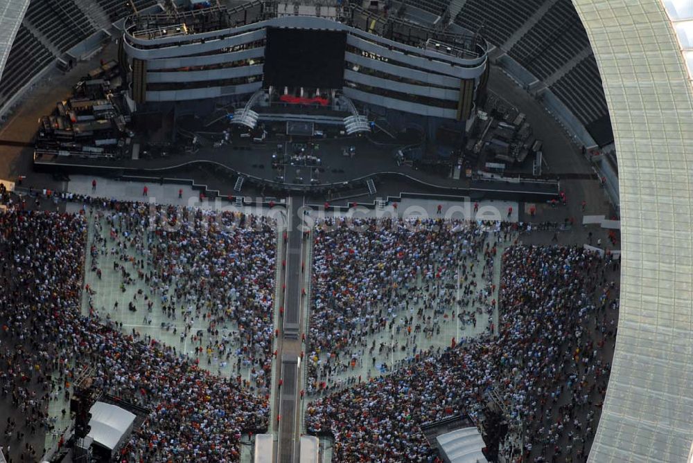 Berlin - Charlottenburg von oben - Stones Konzert im Berliner Olympiastadion