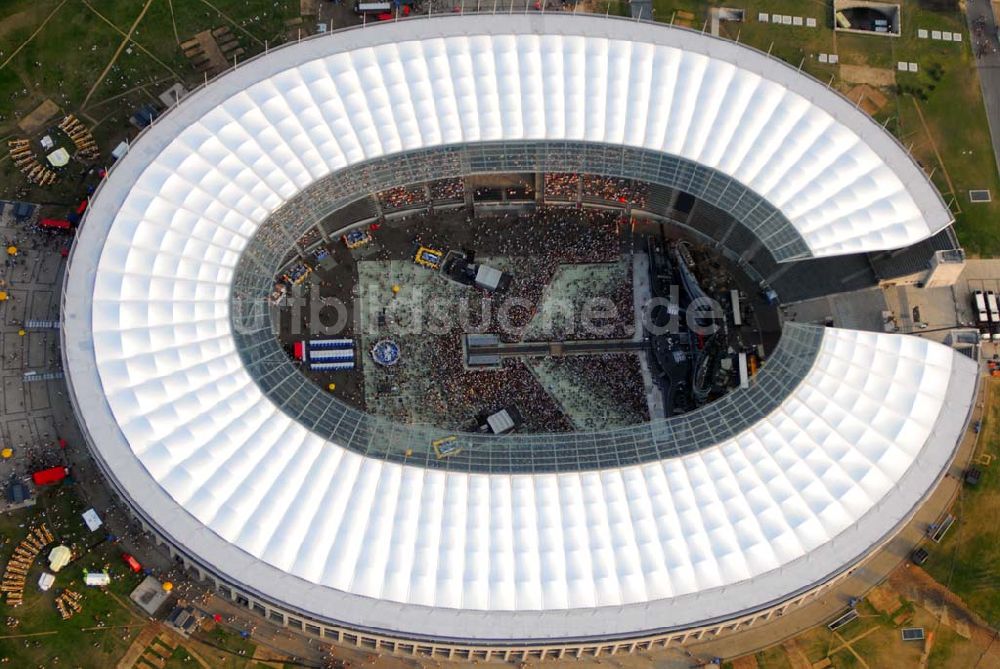 Berlin - Charlottenburg von oben - Stones Konzert im Berliner Olympiastadion