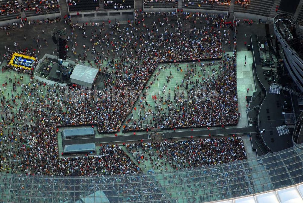 Berlin - Charlottenburg von oben - Stones Konzert im Berliner Olympiastadion