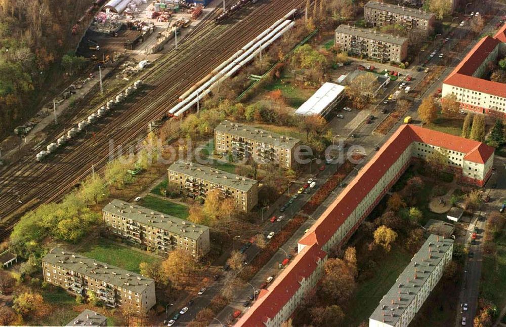 Luftbild Berlin - Storkower Straße / Knieprodestraße