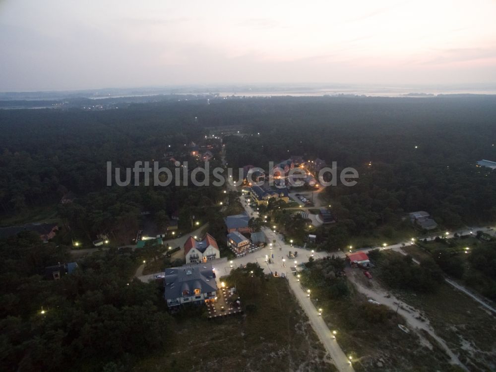 Luftaufnahme Trassenheide - Strand und Küstenbereich Trassenheide im Bundesland Mecklenburg-Vorpommern