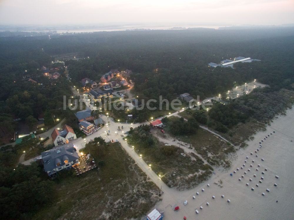 Trassenheide von oben - Strand und Küstenbereich Trassenheide im Bundesland Mecklenburg-Vorpommern