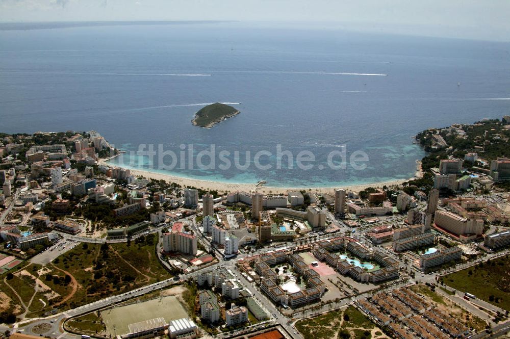 Magaluf von oben - Strand Magaluf