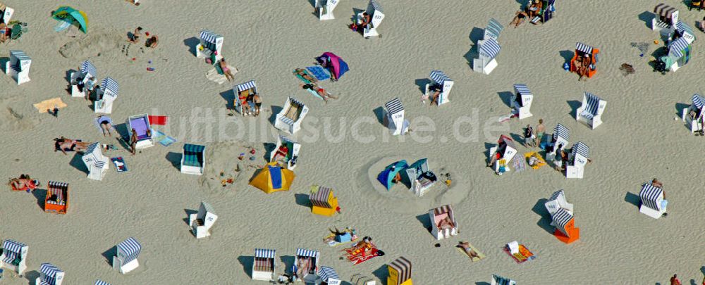 Luftbild Norderney - Strand von Norderney