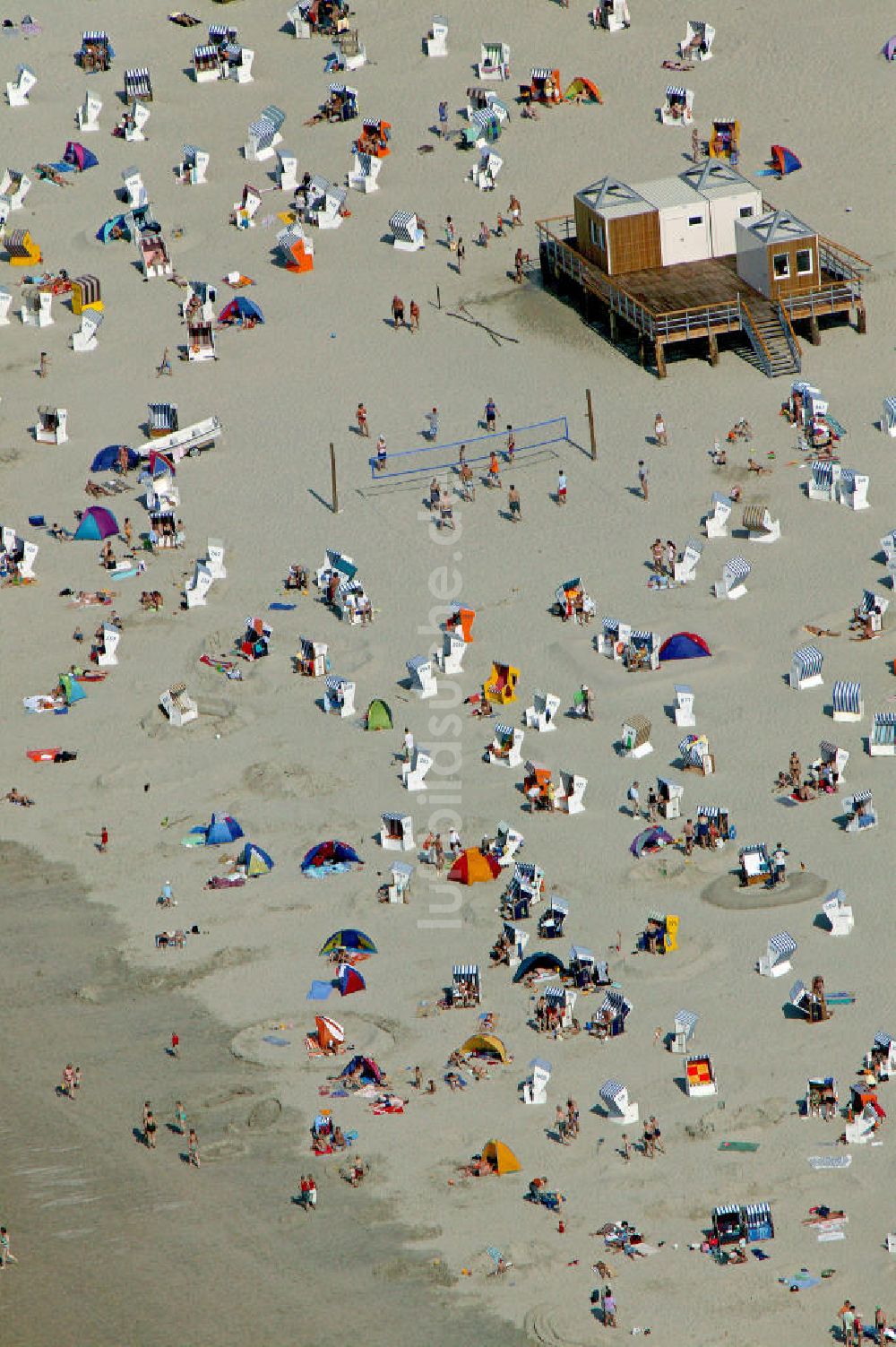 Luftaufnahme Norderney - Strand von Norderney