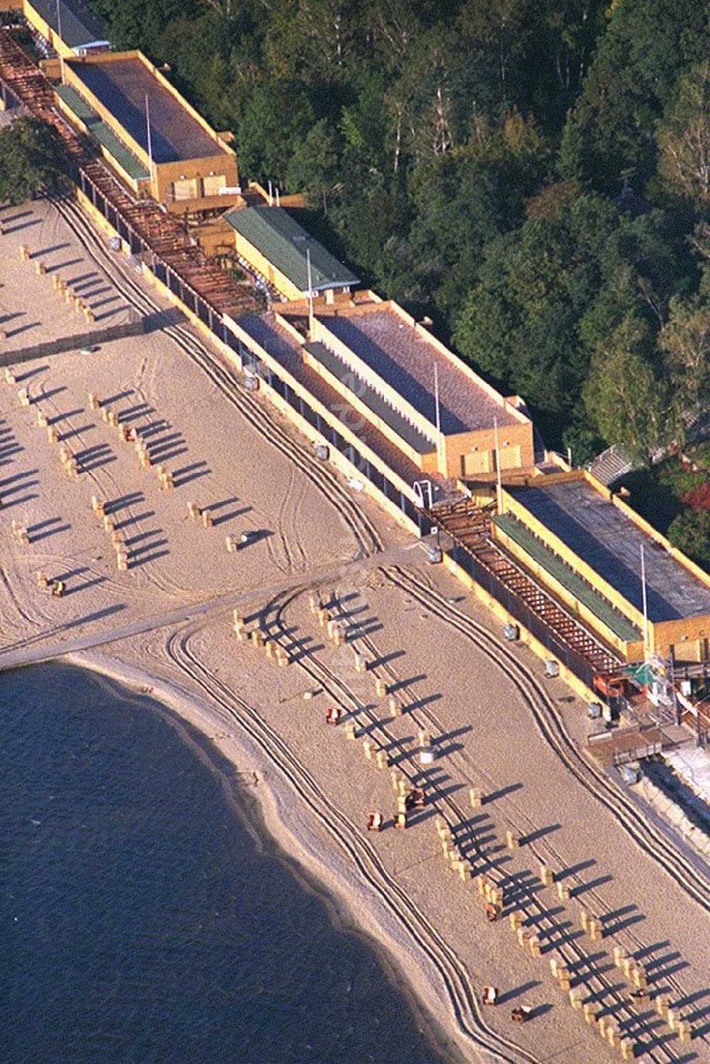 Berlin - Wannsee aus der Vogelperspektive: Strandbad Berlin - Wannsee