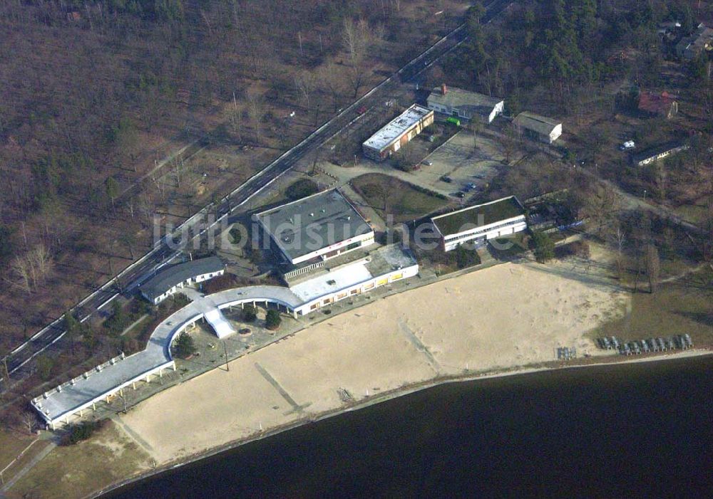 Berlin aus der Vogelperspektive: Strandbad Müggelsee Berlin-Köpenick