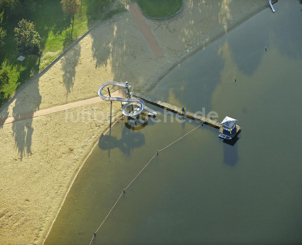 Berlin von oben - Strandbad Orankesee in Berlin-Hohenschönhausen