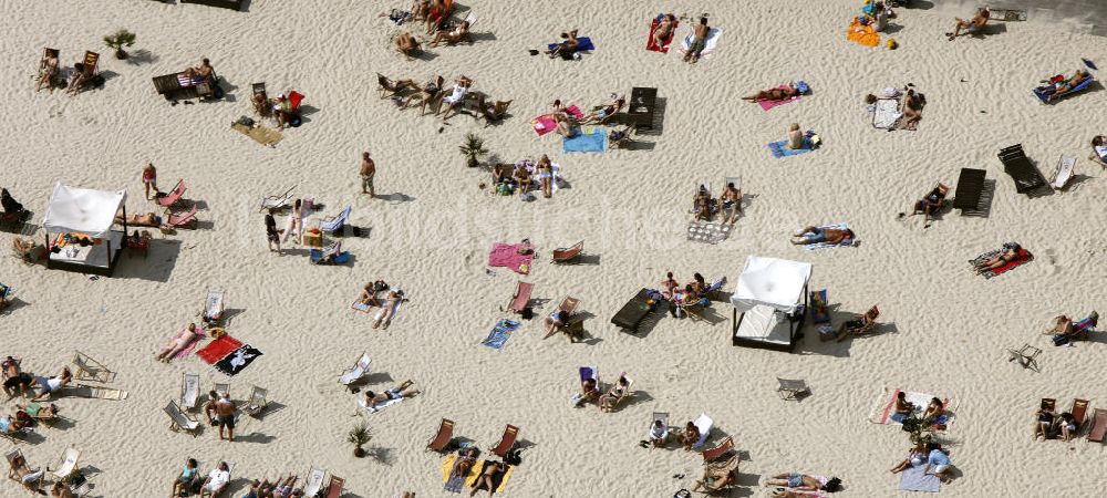 Essen aus der Vogelperspektive: Strandbad Südsee-Paradies Essen am Baldeneysee