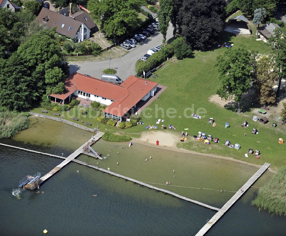 Luftaufnahme Storkow - Strandbad Storkow